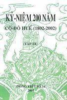 Dòng Việt số 14: 2002 – Kỷ niệm 200 năm cố đô Huế (1802–2002) (tậ­p 3)