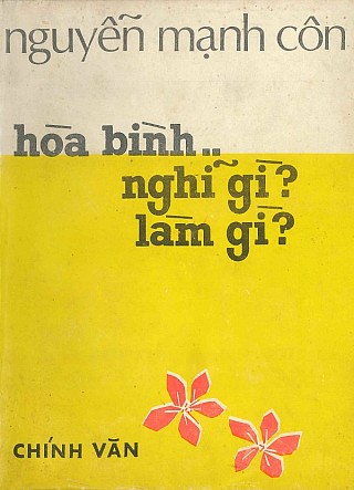 Hòa Bình... Nghĩ Gì? Làm Gì?