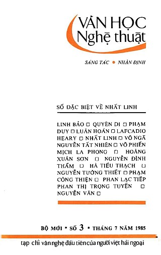 Văn Học Nghệ Thuậ­t bộ mới số 3