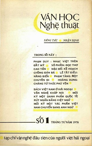 Văn Học Nghệ Thuậ­t số 1