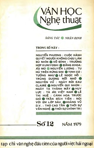 Văn Học Nghệ Thuậ­t số 12